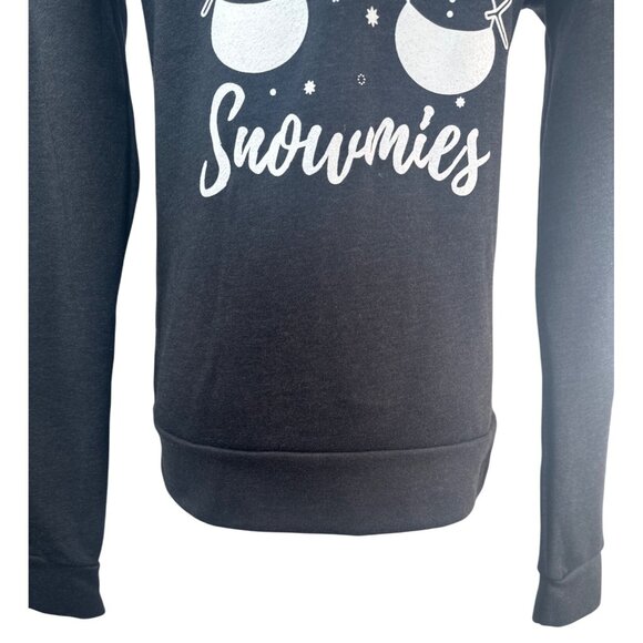 2/$30 Next Level Medium Chillin With My Snowmies Graphic Hoodie NWOT - Picture 12 of 13
